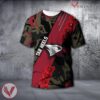 North Carolina Tar Heels NCAA With Red Poppy Flower 3D Shirt, Unique Gift For Fans - Vesles2014S