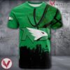North Dakota Fighting Hawks Basketball Grunge Pattern Unique Personalized T Shirts - Vesles2014S