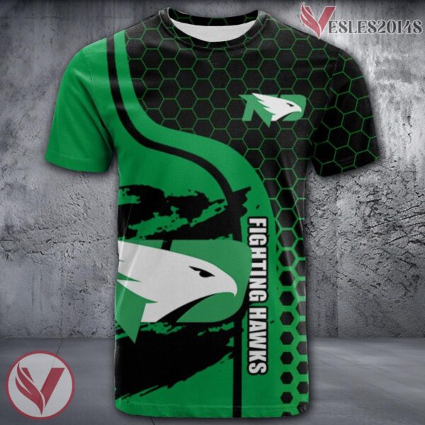 North Dakota Fighting Hawks NCAA Custom Shirt, Unique Sport Gifts For Fans - Vesles2014s