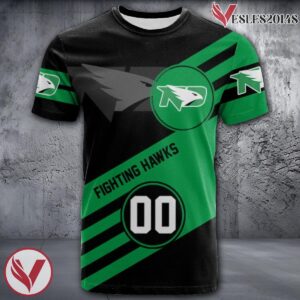 North Dakota Fighting Hawks NCAA Sport Team Shirt, Best Gift For Fans - Vesles2014s