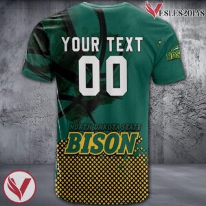 North Dakota State Bison Basketball Grunge Pattern Unique Personalized T Shirts - Vesles2014S 1
