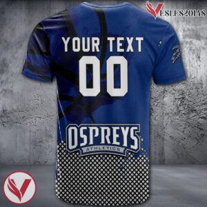 North Florida Ospreys Basketball Grunge Pattern Unique Personalized T Shirts - Vesles2014S 1