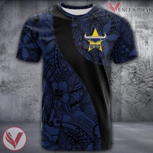 North Queensland Cowboys NRL Polynesian Pattern Shirt, Unique Gifts For Fans - Vesles2014s