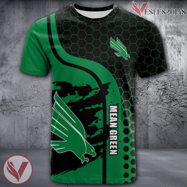 North Texas Mean Green NCAA Custom Shirt, Unique Sport Gifts For Fans - Vesles2014s