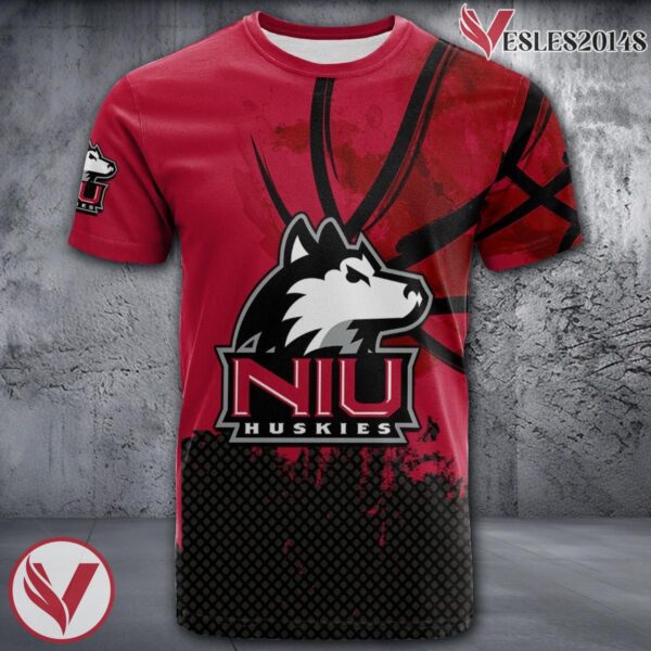 Northern Illinois Huskies Basketball Grunge Pattern Unique Personalized T Shirts - Vesles2014S