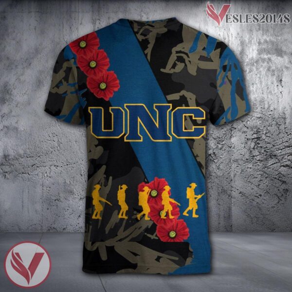 Northern Illinois Huskies NCAA With Red Poppy Flower 3D Shirt, Unique Gift For Fans - Vesles2014S 1