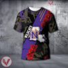 Northwestern Wildcats NCAA With Red Poppy Flower 3D Shirt, Unique Gift For Fans - Vesles2014S