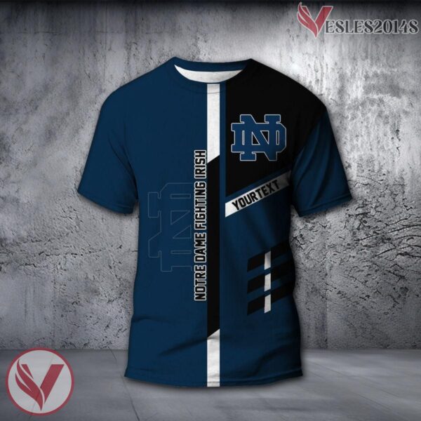 Notre Dame Fighting Irish Personalized Shirt, Unique Gifts For NCAA Fans - Vesles2014s