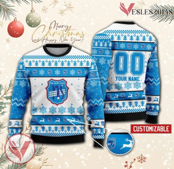 Novi Sad Volleyball Custom Ugly Christmas Sweater, Unique Gift For Fans - Vesles2014s