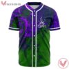OIL SLICK CUSTOM GANJA WHITE NIGHT BASEBALL JERSEY - Vesles2014s