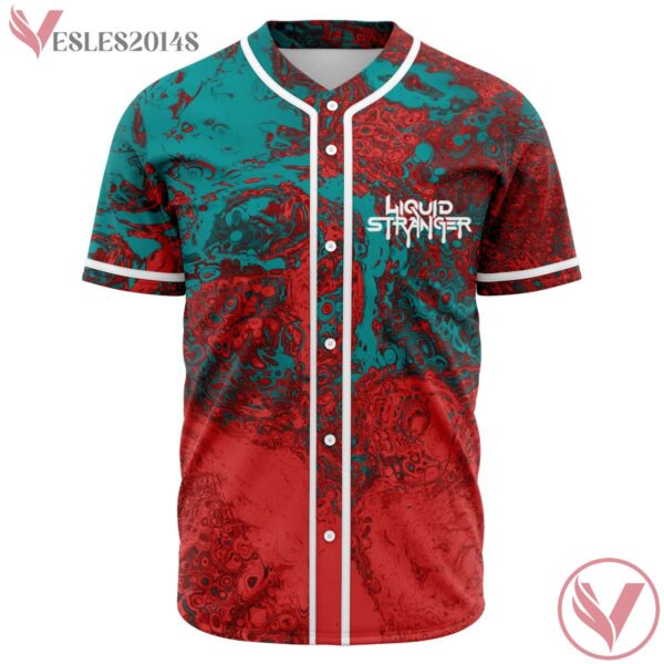 OIL SLICK CUSTOM LIQUID STRANGER BASEBALL JERSEY - Vesles2014s
