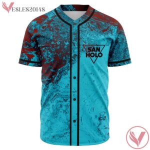 OIL SLICK CUSTOM SAN HOLO BASEBALL JERSEY - Vesles2014s