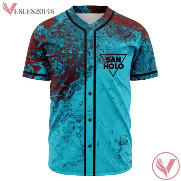 OIL SLICK CUSTOM SAN HOLO BASEBALL JERSEY - Vesles2014s
