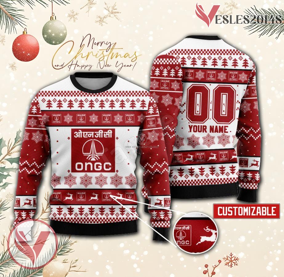 ONGC FC Custom Ugly Christmas Sweater, Unique Gift For Fans - Vesles2014s