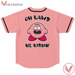 Oh Lawd He Kirbin Pink Jersey - Vesles2014s