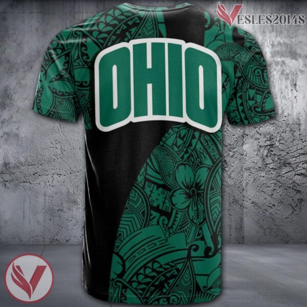 Ohio Bobcats NCAA Polynesian Pattern Shirt, Unique Gifts For Fans - Vesles2014s 1