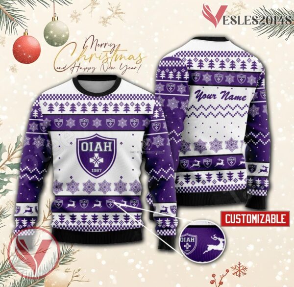 Ohio Institute of Allied Health Custom Ugly Christmas Sweater, Unique Gift For Fans - Vesles2014s