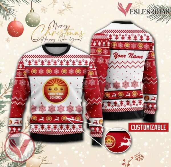 Ohio Media School-Columbus Custom Ugly Christmas Sweater, Unique Gift For Fans - Vesles2014s