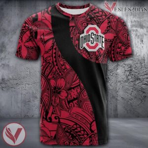 Ohio State Buckeyes NCAA Polynesian Pattern Shirt, Unique Gifts For Fans - Vesles2014s