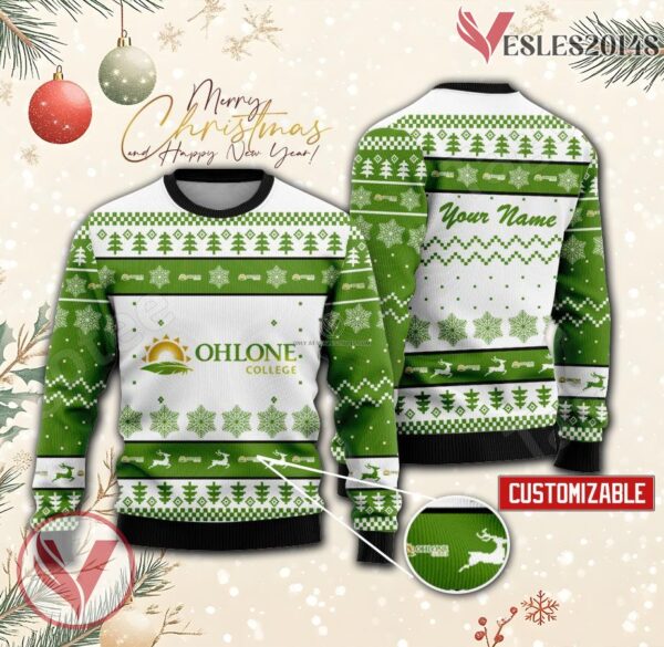 Ohlone College Custom Ugly Christmas Sweater, Unique Gift For Fans - Vesles2014s