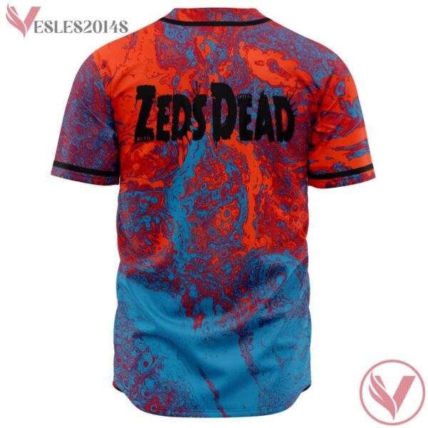 Oil Slick Custom Zeds Dead Baseball Jersey For EDM Festivals - Vesles2014s 1