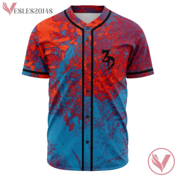 Oil Slick Custom Zeds Dead Baseball Jersey For EDM Festivals - Vesles2014s