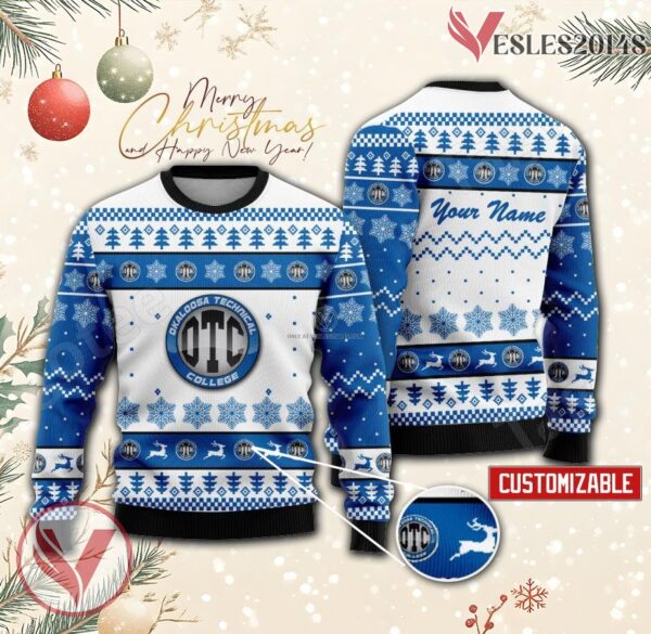 Okaloosa Technical College Custom Ugly Christmas Sweater, Unique Gift For Fans - Vesles2014s