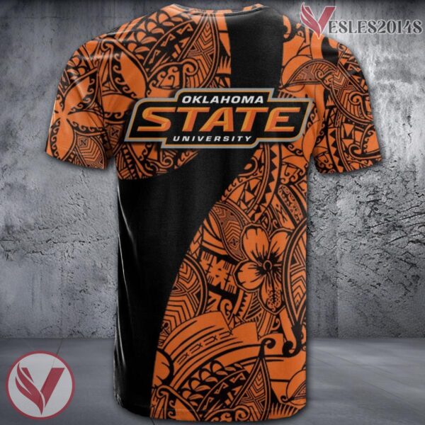 Oklahoma State Cowboys NCAA Polynesian Pattern Shirt, Unique Gifts For Fans - Vesles2014s 1