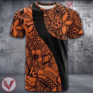 Oklahoma State Cowboys NCAA Polynesian Pattern Shirt, Unique Gifts For Fans - Vesles2014s
