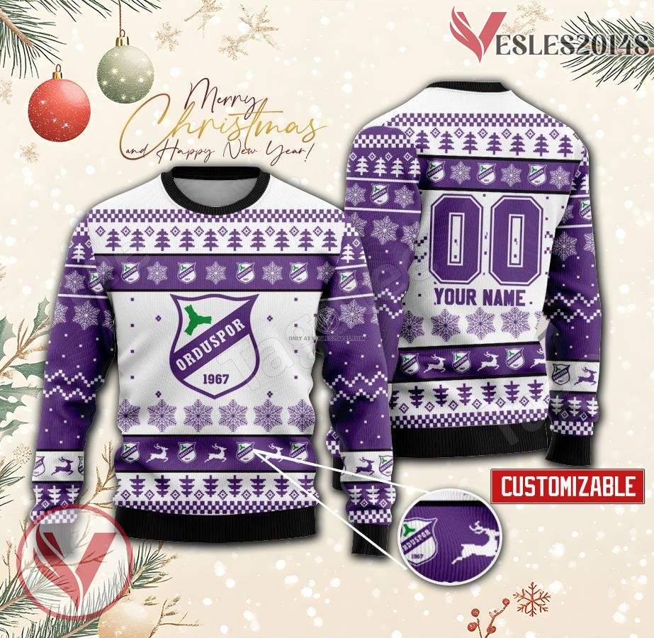 Orduspor Custom Ugly Christmas Sweater, Unique Gift For Fans - Vesles2014s