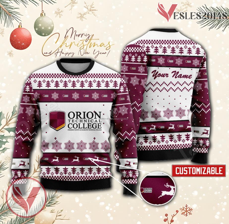 Orion Technical College Custom Ugly Christmas Sweater, Unique Gift For Fans - Vesles2014s