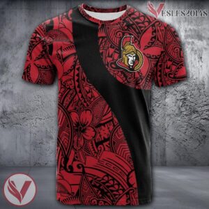 Ottawa Senators Polynesian Pattern Shirt, Unique Gifts For NHL Fans - Vesles2014s
