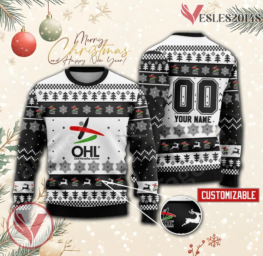 Oud-Heverlee Leuven Custom Ugly Christmas Sweater, Unique Gift For Fans - Vesles2014s