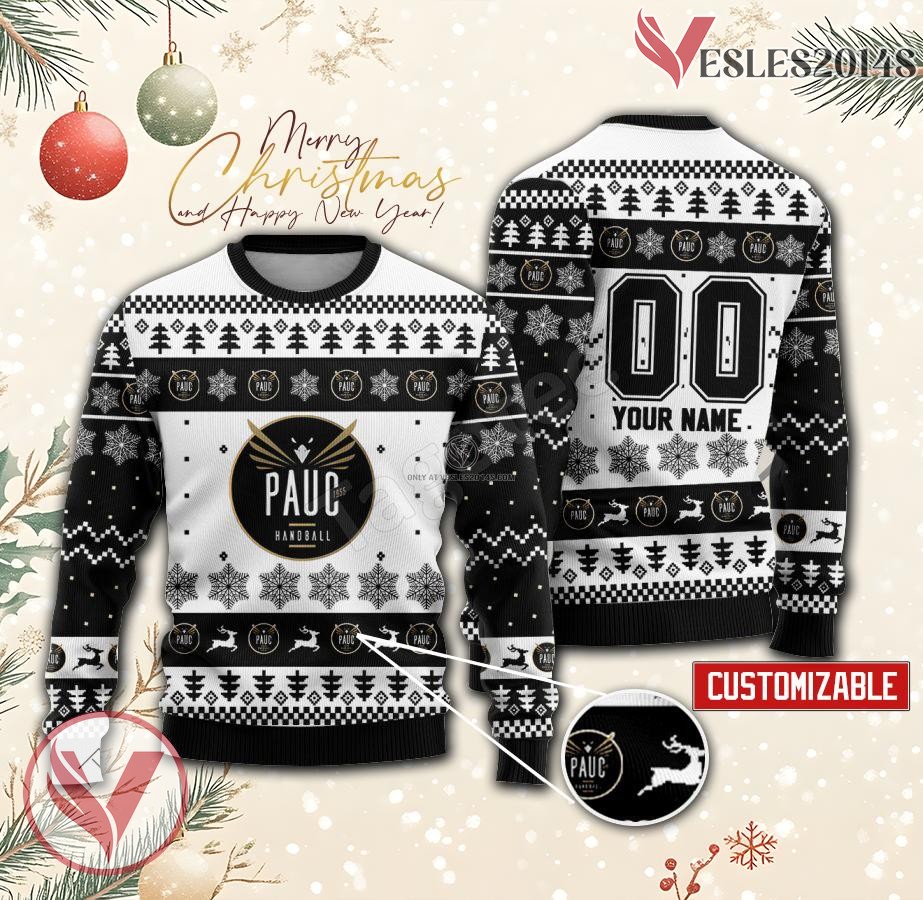 PAUC Handball Handball Custom Ugly Christmas Sweater, Unique Gift For Fans - Vesles2014s