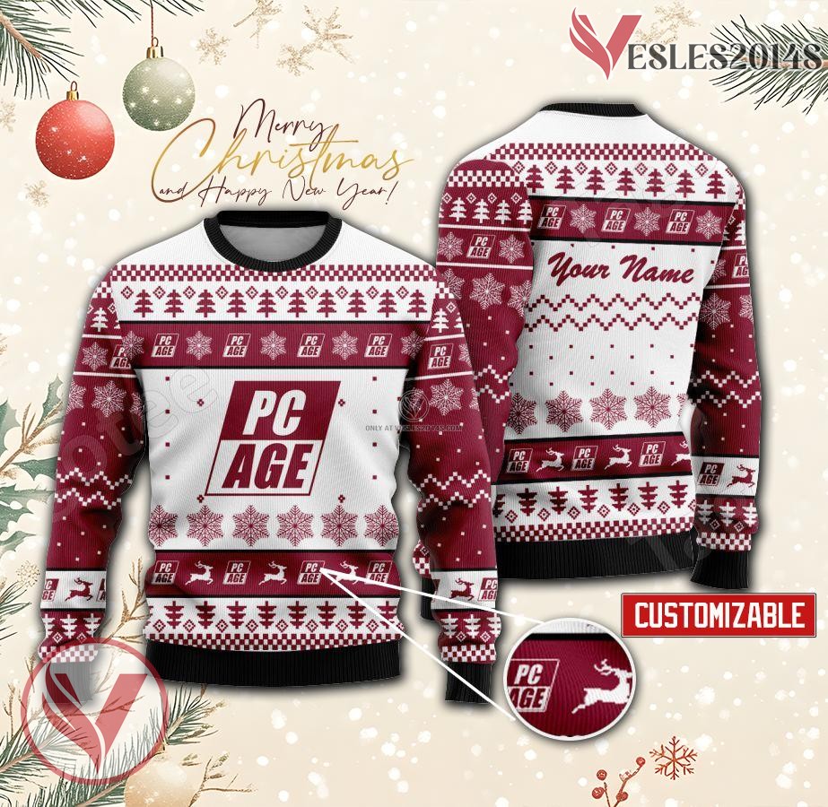 PC AGE-Metropark Custom Ugly Christmas Sweater, Unique Gift For Fans - Vesles2014s