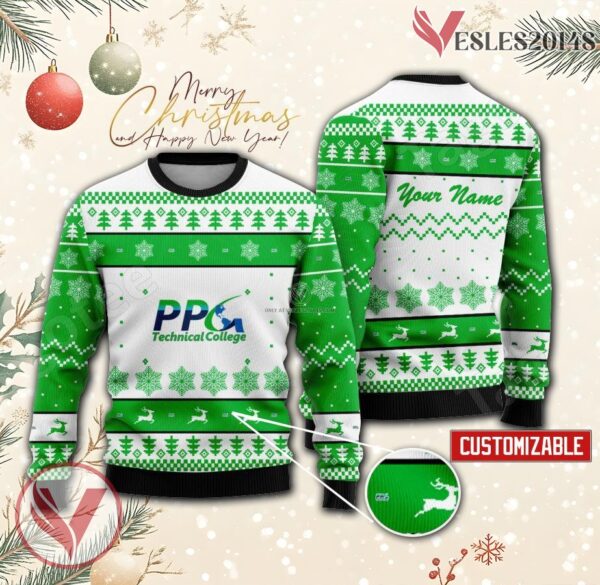PPG Technical College Custom Ugly Christmas Sweater, Unique Gift For Fans - Vesles2014s