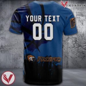 Pacific Tigers Basketball Grunge Pattern Unique Personalized T Shirts - Vesles2014S 1
