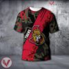 Pacific Tigers NCAA With Red Poppy Flower 3D Shirt, Unique Gift For Fans - Vesles2014S