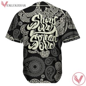 Paisley Griz Show Love Spread Love Baseball Jersey For EDM Festivals - Vesles2014s 1