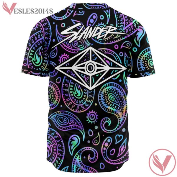 Paisley Slander The Eyes Baseball Jersey, Gifts For Music Lovers - Vesles2014s 3