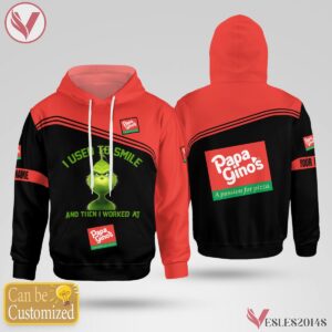 Papa Gino's Uniform Custom Clothes, Unique Gifts For Employee - Vesles2014s