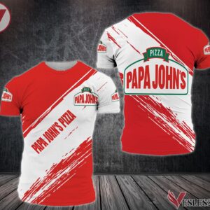 Papa John's Pizza 3d Full Printing Uniform Custom Clothes, Unique Gifts For Employee - Vesles2014s 1