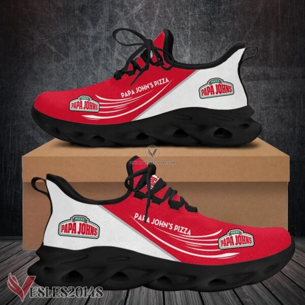 Papa John's Pizza Logo Custom Shoes Style 12, Best Running Shoes For Fans - Vesles2014S