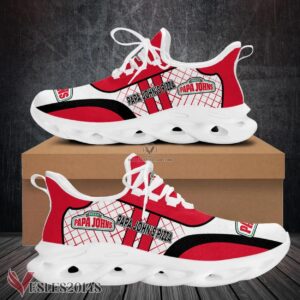 Papa John's Pizza Logo Custom Shoes Style 16, Best Running Shoes For Fans - Vesles2014S 1