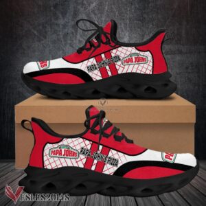 Papa John's Pizza Logo Custom Shoes Style 16, Best Running Shoes For Fans - Vesles2014S