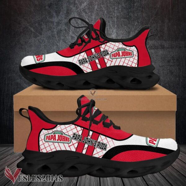 Papa John's Pizza Logo Custom Shoes Style 16, Best Running Shoes For Fans - Vesles2014S