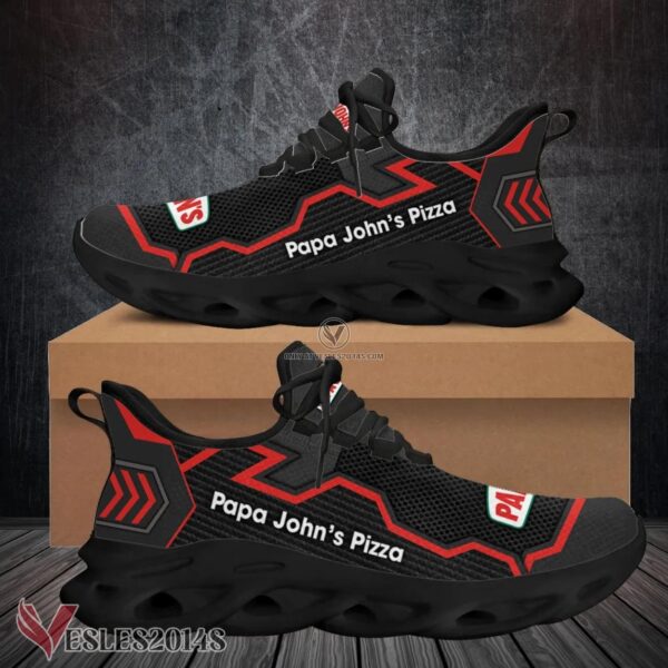 Papa John's Pizza Logo Custom Shoes Style 17, Best Running Shoes For Fans - Vesles2014S
