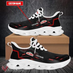 Papa John's Pizza Logo Custom Shoes Style 18, Best Running Shoes For Fans - Vesles2014S 1