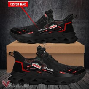 Papa John's Pizza Logo Custom Shoes Style 18, Best Running Shoes For Fans - Vesles2014S