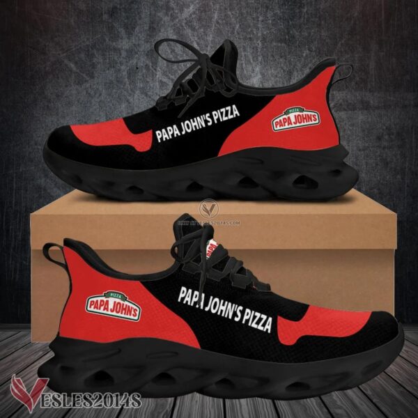 Papa John's Pizza Logo Custom Shoes Style 19, Best Running Shoes For Fans - Vesles2014S